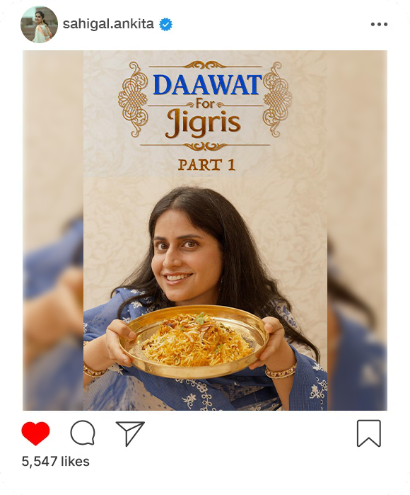 with Love from Ankita Sahigal